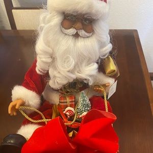 Santa and his sleigh